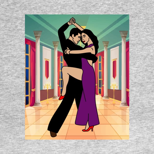 Couple Dancing Romantic Dance by flofin